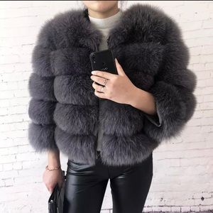 authentic faux winter coat
